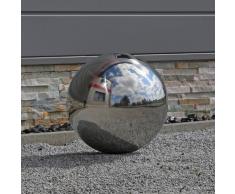 38 cm Bola de acero inoxidable bola de acero inoxidable 38 V2 A Acero Jardín Jardín bola decorativa