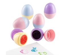 Prextex Sellos de Huevos de Pascua para la Caza de Huevos de Pascua o una Fiesta de Pascua