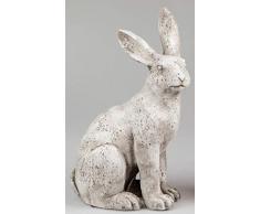 dekojohnson - Figura Decorativa de Conejo de Pascua (30 x 50 cm, Incluye Tarjeta de Regalo)