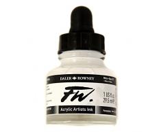 Daler-Rowney Artists Ink - Pintura de tipo acuarela (29.5 ml), blanco