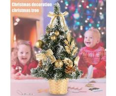 kangOnline Mini árbol de Navidad Artificial árbol de Navidad decoración de Fiesta de Abeto Adorno de Navidad para Decoraciones de Mesa de Escritorio para el hogar