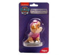 Dekora-346181 Vela de Cumpleaños Skye Patrulla Canina, Multicolor, 7 Cm (346181)