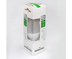 Wonderlamp W-B000028 - Bombilla LED SMD alta potencia Vela Rosca E14 , 5.2 W , Luz calida (3000º K) , 520 lm, 25000 horas , Ãngulo de luz : 160º Encendido instantaneo (100% luz 0,5s)