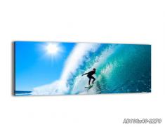 Cuadro sobre lienzo - de una sola pieza - Impresión en lienzo - Ancho: 100cm, Altura: 40cm - Foto número 2270 - listo para colgar - en un marco - AB100x40-2270