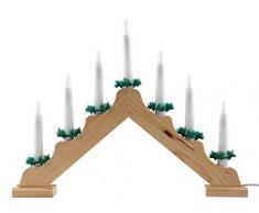 Adviento candelabro/arco de luz./de Adviento con 7 luces