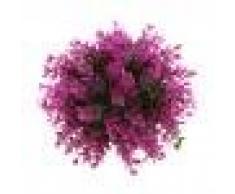 MagiDeal Bola de Topiary Artificial Bolas Decorativa Pantalones de Jardín Decoración de Hogar - Púrpura 19cm