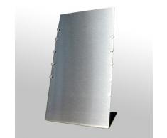 Tablones magnéticos de acero inoxidable, 12 cm x 22 cm