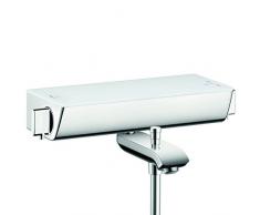 Hansgrohe 13141400 Ecostat Select termostato de bañera, visto, blanco/cromo