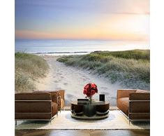 Fotomural 200x140 cm ! Papel tejido-no tejido. Fotomurales - Papel pintado 200x140 cm - XXL naturaleza playa lago cielo paisajes c-A-0043-a-a