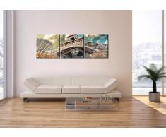 Cuadro sobre lienzo - 150x50 cm - Impresión en lienzo - 3 piezas - de varias partes - listo para colgar - en un marco - Foto número 2489 - CA150x50-2489