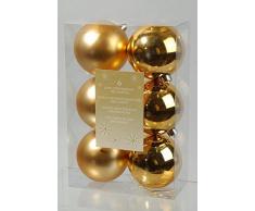 Decoris - Surtido de Bolas de Navidad Ariane Gold