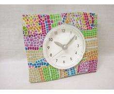 RELOJ DE PIE SOBREMESA MESITA MESILLA GRANDE ACRILICO CUADRADO DECOPATCH