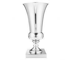 Tutoy 40 cm de Hierro de Lujo Jarrón de Flores Pantalla de la Boda Central de Fiesta casa Decoración Plata