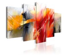 murando - Cuadro en Lienzo 200x100 - Impresión de 5 Piezas Material Tejido no Tejido Impresión Artística Imagen Gráfica Decoracion de Pared Abstracto 0101-57