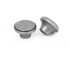 From the Anvil - Pomo para muebles, acanalado, acabado liso