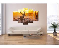 Cuadro sobre Lienzo - 5 Piezas - Impresión en Lienzo - Ancho: 150cm, Altura: 100cm - Foto número 2552 - Listo para Colgar - en un Marco - EA150x100-2552