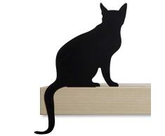 Artori Design CatS Meow | Figura Diva | Silueta de Gato Decorativa metálica | Estatuilla de Gato Decorativa | Regalo para Amantes de los Gatos | Decoración de Gatos para la casa