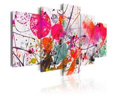 murando - Cuadro 200x100 cm - Abstracto - impresión de 5 Piezas - Material Tejido no Tejido - impresión artística - Imagen gráfica - Decoracion de Pared - Colorido f-C-0100-b-o