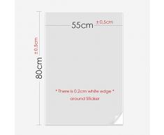 DIYthinker Y Universo Alien Monster Vinilo Etiqueta de la Pared del Cartel Mural del Papel Pintado de la Etiqueta de Habitaciones 80X55Cm 80cm x 55cm