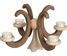 Adviento candelabro roble natural geräuchert 15522 cm novedad 2016