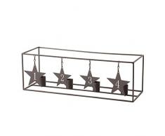 Villeroy & Boch Christmas Toys - Corona de Adviento (Metal, 42 x 14 x 14 cm)