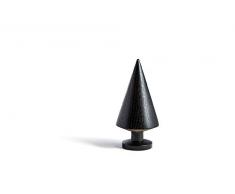 The Oak Men – Figura Decorativa – Árbol – Madera – Lisa – Madera de Roble Lacado Negro – Altura: 13 cm