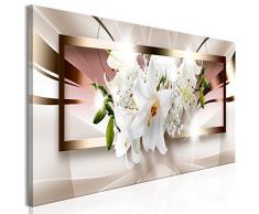 murando Cuadro en Lienzo Flores Lirios 150x50 cm 1 Parte Impresión en Material Tejido no Tejido Impresión Artística Imagen Gráfica Decoracion de Pared Abstracto b-A-0364-b-a
