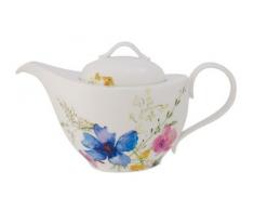 Villeroy & Boch Mariefleur Basic Tetera, 1,2 Litros, Porcelana Premium, Blanco/Colorido
