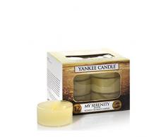 Yankee Candle 1507703E - Mi serenidad Vela Velas de Té Aromáticas Paquete de 12 unidades color Amarillo