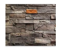 murando Fotomurales 350x256 cm XXL Papel pintado tejido no tejido Decoración de Pared decorativos Murales moderna Diseno Fotográfico Piedra Piedras optica Muro f-B-0063-a-c