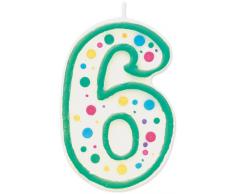 Wilton Vela numeral 6, Green