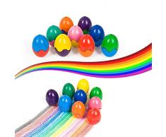 Corwar Juego de lápices de Colores para niños, lápices de Agarre de Palma 9 Colores Crayones no tóxicos Crayones de Pintura Lavables Aprendizaje Educativo Dibujo de Huevo de Pascua Juguetes Top Sale