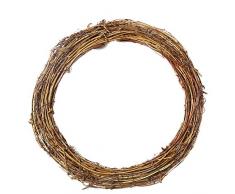 Corona de Navidad mogist DIY ratán guirnalda ratán Corona Madera Corona Boda Corona decorativa Requisiten, Runde-10cm, 10 cm