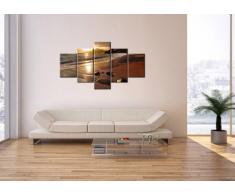Cuadro sobre lienzo - 5 piezas - Impresión en lienzo - Ancho: 125cm, Altura: 70cm - Foto número 2527 - listo para colgar - en un marco - EA125x70-2527