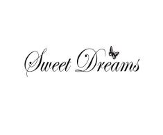 Sweet Dreams Tatuajes de pared Pegatinas, Extraíble Citas Inspiradoras Refranes Palabras Tatuajes de Pared Decoración Perfecto para El Dormitorio Salón Aula Oficina Gimnasio