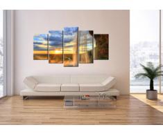 Cuadro sobre lienzo - 160x85 cm - Impresión en lienzo - 5 piezas - de varias partes - listo para colgar - en un marco - Foto número 2716 - EA160x85-2716