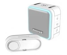 Honeywell Home DC515SP2 Kit Timbre sin Hilos enchufable 150m 6Tunes 84Db HALO Blanco-DC515SP2, Blanco, S