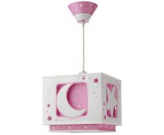 Dalber Lámpara Colgante Moon Light Rosa, 60 W