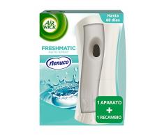 Air Wick Freshmatic - Aparato y recambio de ambientador spray automático, esencia para casa con aroma a nenuco - 1 aparato y 1 recambio