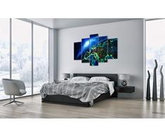 Cuadro Sobre Lienzo - 5 Piezas - Impresión en Lienzo - Ancho: 150cm, Altura: 100cm - Foto número 2816 - Listo para Colgar - en un Marco - EA150x100-2816