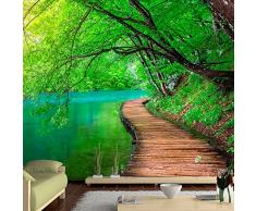 murando - Fotomural 300x210 cm - Papel tejido-no tejido - Papel pintado - ventana paisajes naturaleza puente c-a-0073-a-b