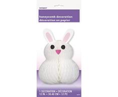 30 cm panal decoración de conejo de Pascua