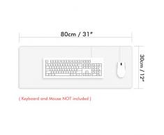 beatChong Antideslizante Alfombrilla De Ratón Oficina Grande Juego Extendido Rusia Símbolo Nacional del Patrón Jarrón Bordes Titched Regalo Estera Ordenador