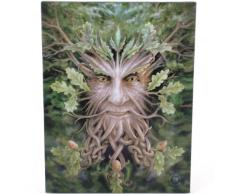 Rey roble (Oak King) - diseño fantástico por artista AnneStokes - lienzo cuadro marco pared placa / arte depared
