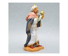 Fontanini Re magio Gasparre 12 cm de resina figura Belén (f-134)
