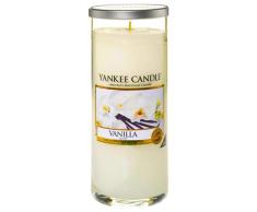 Yankee Candle vela de pilar grande, Vainilla, blanco