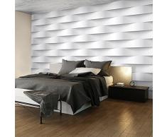 murando Fotomurales 350x256 cm XXL Papel pintado tejido no tejido Decoración de Pared decorativos Murales moderna de Diseno Fotográfico Abstraccion blanco 3D f-B-0060-a-a