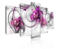 murando - Cuadro en Lienzo 100x50 cm Flores Impresión de 5 Piezas Material Tejido no Tejido Impresión Artística Imagen Gráfica Decoracion de Pared 020110-146