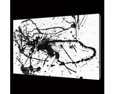 Arte abstracto, 40 x 16. Pintado a mano obra de arte, NO un Giclée, cartel o lona impresa. Esta es una hermosa pintura apta para adornar cualquier interior y es fresca, original y ahora! Pinceladas y textura son evidentes y es