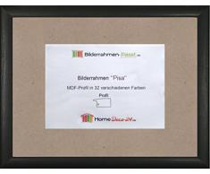 Pisa MDF marco para cuadros y pósteres 23x70 cm 70x23 cm Color selecionado: negro veteado Con vidrio acrílico antireflejo